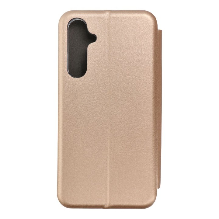 Чохол з клапаном для Samsung S23 FE Elegance Book золотий
