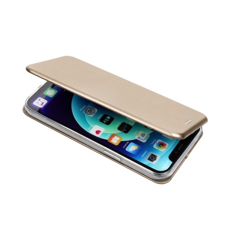 Чохол з клапаном для Samsung S23 FE Elegance Book золотий