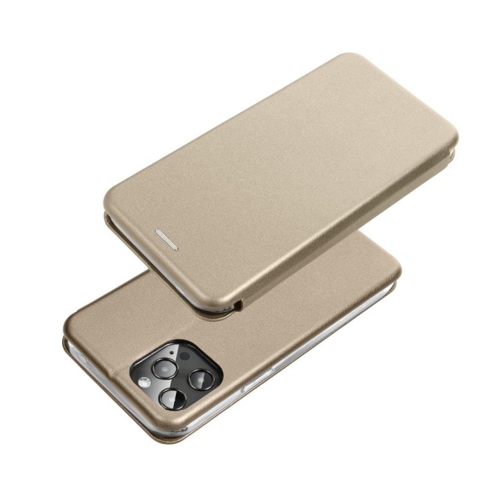 Чохол з клапаном для Samsung S23 FE Elegance Book золотий