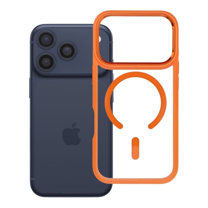 ROAR case MAG BUMPER compatible with MagSafe for IPHONE 17 Pro orange