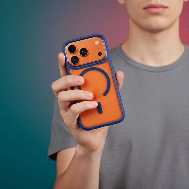 ROAR чехол MAG BUMPER совместимый с MagSafe для IPHONE 15 синий