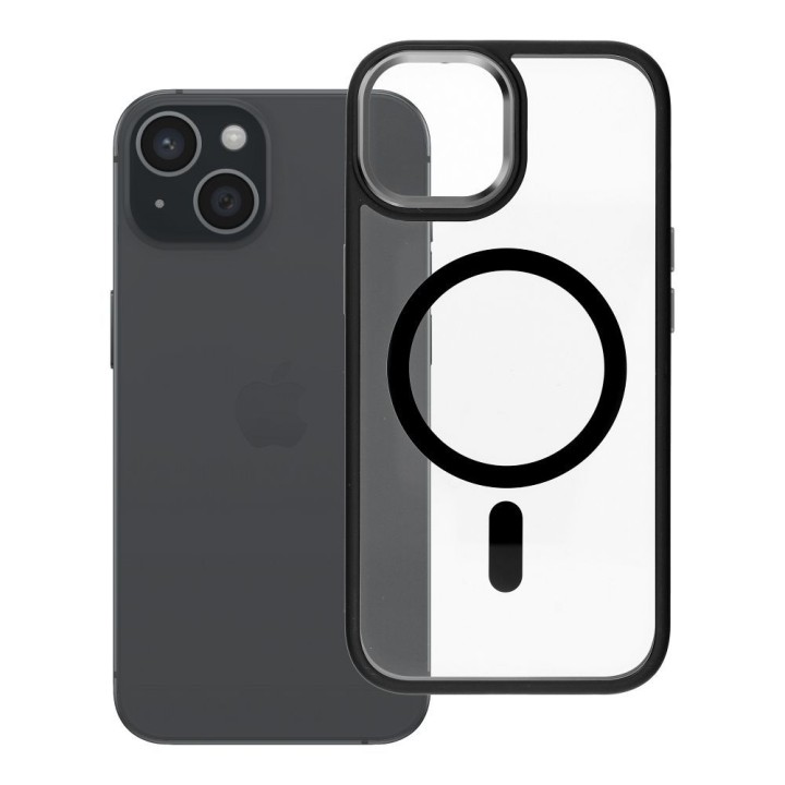 ROAR case MAG BUMPER compatible with MagSafe for IPHONE 15 black
