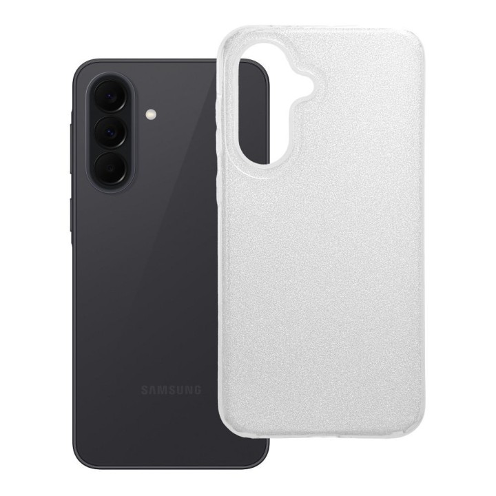 Etui na Samsung A37 5G Shining srebrne
