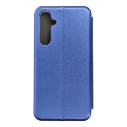 Etui z klapką na Samsung S23 FE Elegance Book granatowe