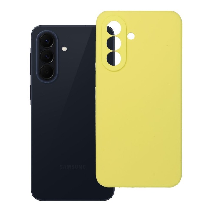Чохол для Samsung A57 Silicone 2mm (camera protection) 5G жовтий