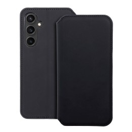 Etui z klapką na Samsung S23 FE Dual Pocket Book czarne