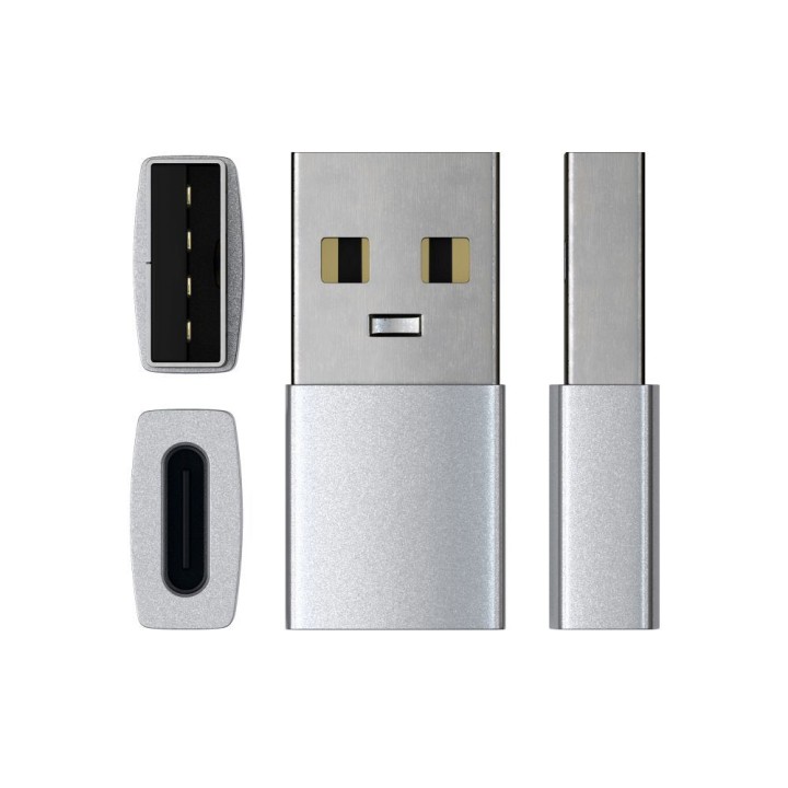 Адаптер USB A / USB C Satechi ST-TAUCS серебристый