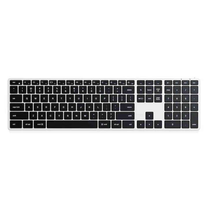 Беспроводная клавиатура QWERTY Satechi Slim X3 ST-BTSX3S серебристая