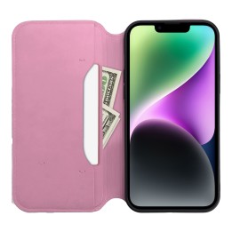 Flip case for Samsung S23 FE Dual Pocket Book light pink