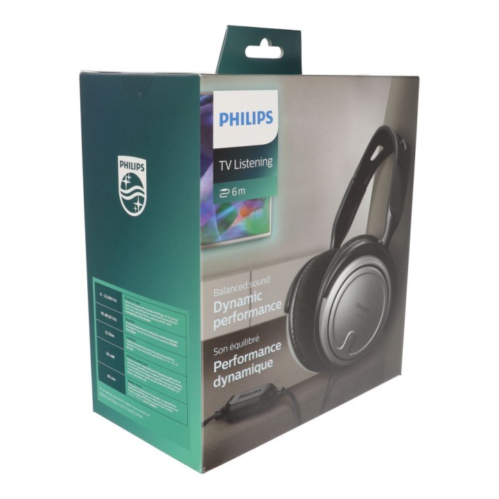 Wired on-ear headphones Jack 3,5 mm Philips VSLUSHP2500 silver