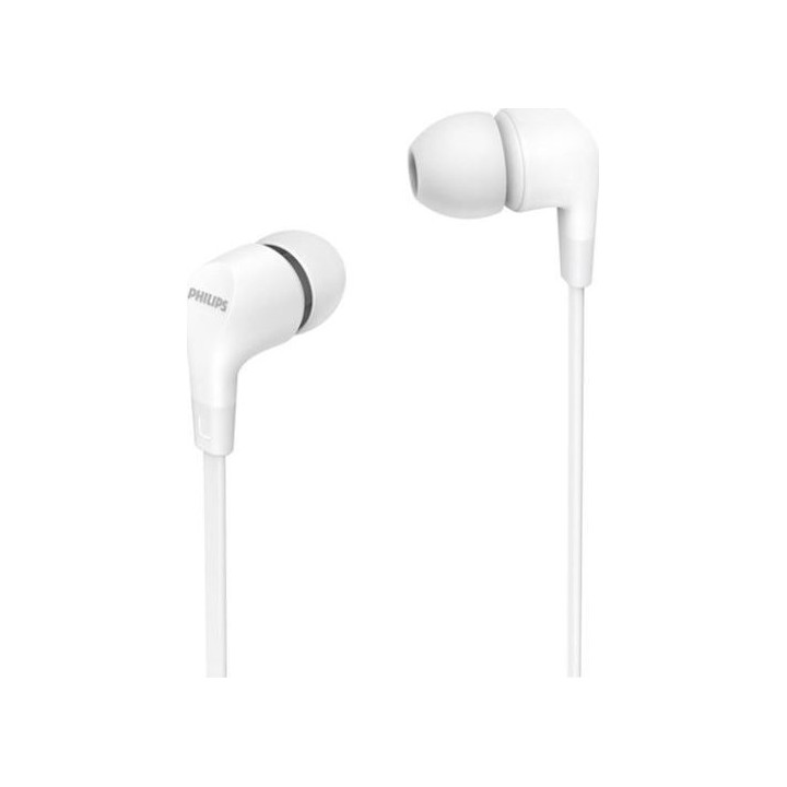 Wired in-ear headphones Jack 3,5 mm Philips TAE1105WT/00 white