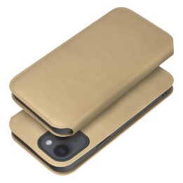 Flip case for Samsung S23 FE Dual Pocket Book gold