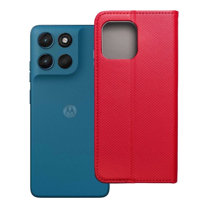Flip case for Motorola G57 POWER Smart Case Book red