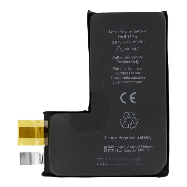 JCID battery without BMS for iPhone 13 Pro (increased capacity)