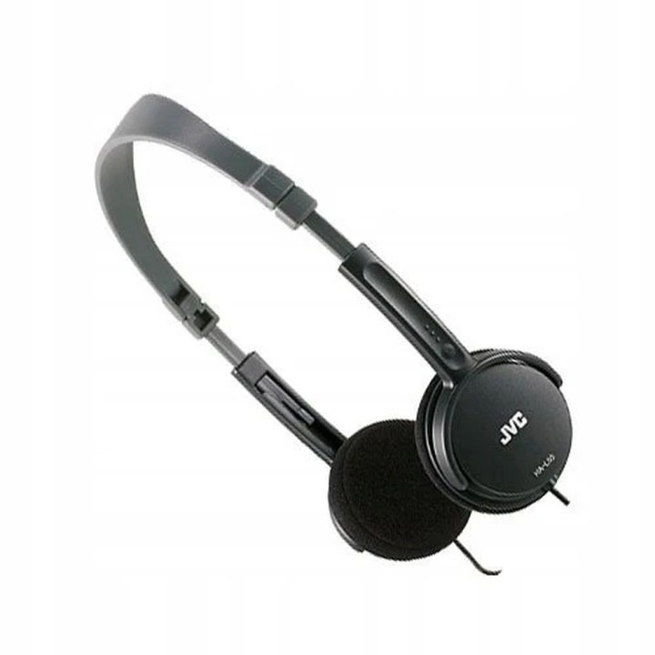 Проводные накладные наушники JVC HAL-50-B черные