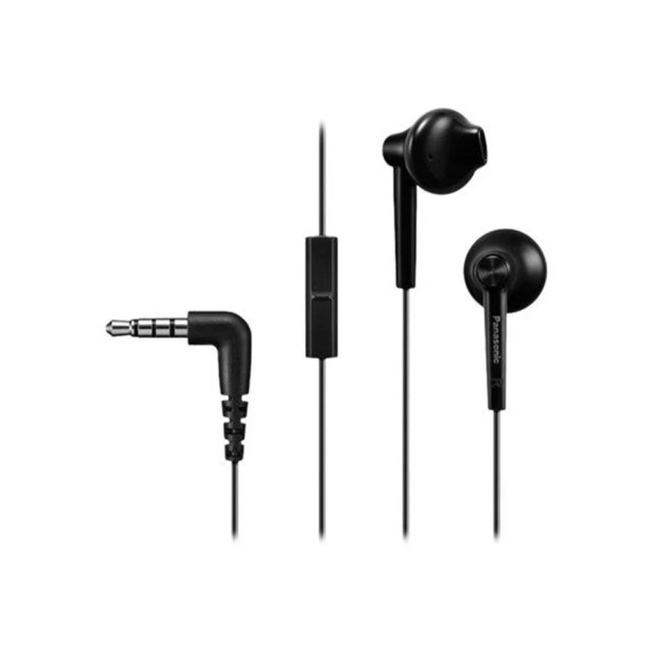 Дротові навушники jack 3,5 mm PANASONIC RP-TCM55E-K чорні