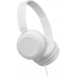 Дротові навушники з наголів'ям jack 3,5mm з мікрофоном JVC HA-S31M-W-E білі