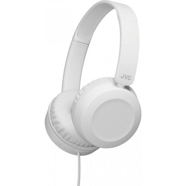Słuchawki przewodowe nagłowne jack 3,5mm z mikrofonem JVC HA-S31M-W-E białe