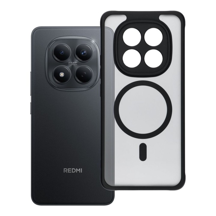 Case for Xiaomi Redmi Note 15 5G Full Matte Mag Cover MagSafe compatible black