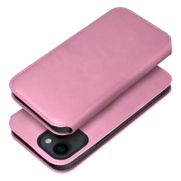 Flip case for Samsung S23 FE Dual Pocket Book light pink