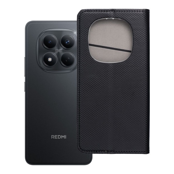 Чехол с клапаном для Xiaomi Redmi NOTE 15 5G Smart Case Book черный