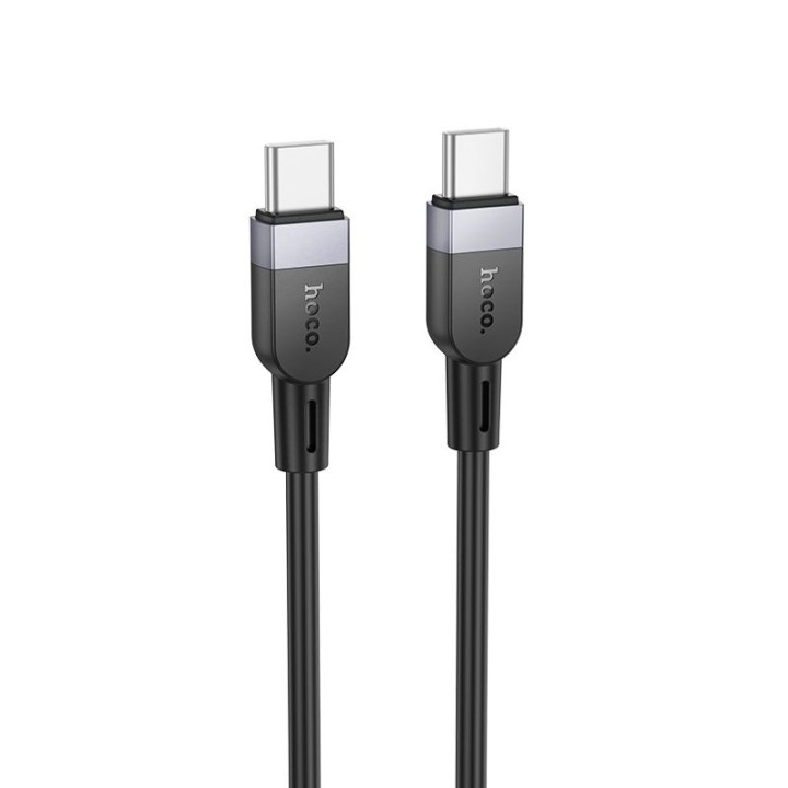 USB-C to USB-C cable Hoco 3A 60W silicone 3 m X109 black