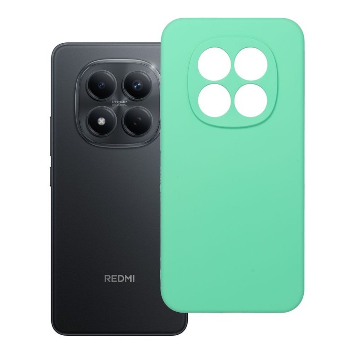 Чехол для Xiaomi Redmi Note 15 PRO 5G Silicone 2mm (camera protection) мятный