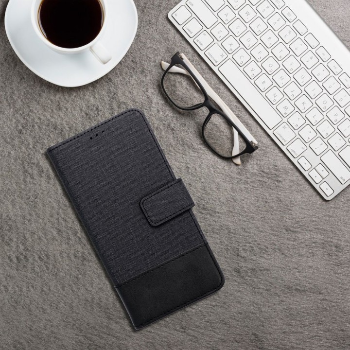 Etui z klapką na Xiaomi Redmi NOTE 15 4G Gomma Book czarne