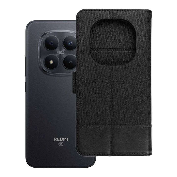 Flip case for Xiaomi Redmi NOTE 15 PRO PLUS 5G Gomma Book black