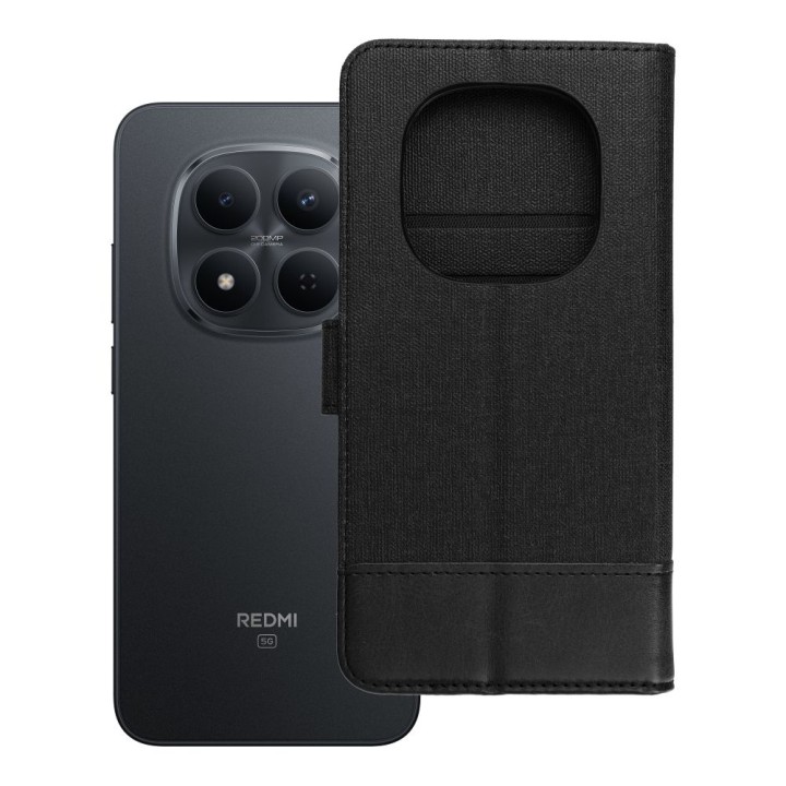 Чохол з клапаном для Xiaomi Redmi NOTE 15 PRO 5G Gomma Book чорний