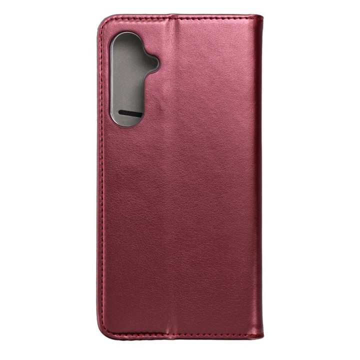 Чехол с клапаном для Samsung S23 FE Smart Magneto бордовый