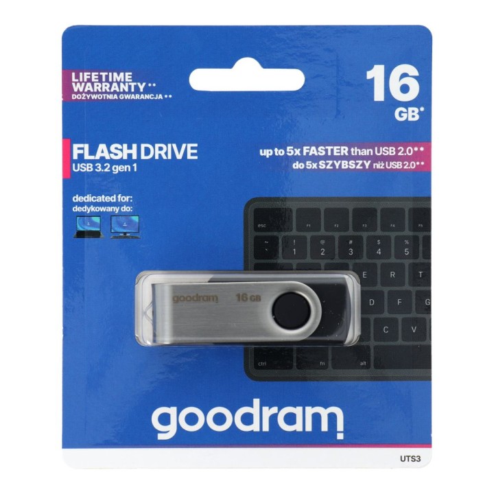 GOODRAM флешка UTS3 16GB USB3.2
