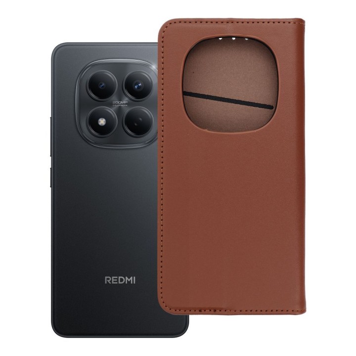 Flip case for Xiaomi Redmi NOTE 15 PRO 5G Smart Pro Book leather brown