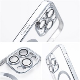 Case for Samsung A27 Electro Mag Cover MagSafe compatible silver