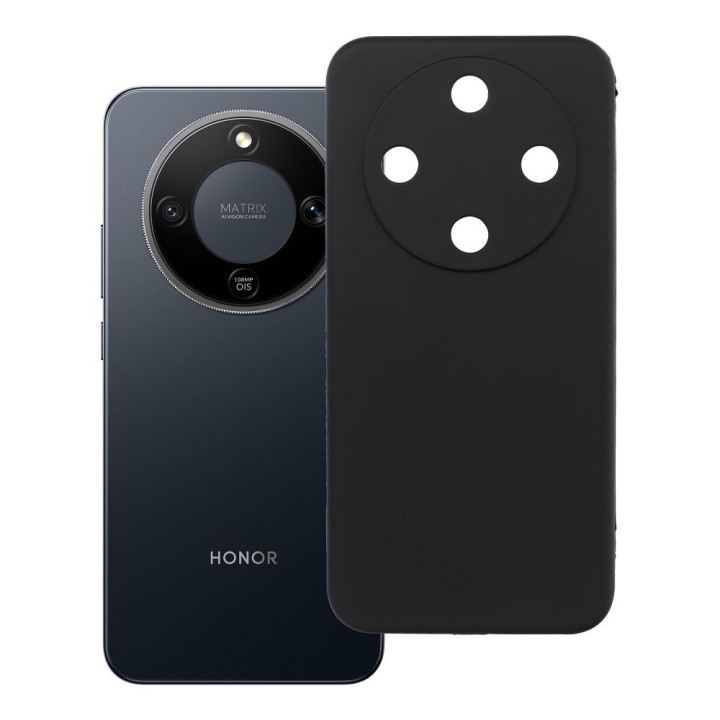 Чохол для Honor Magic 8 LITE Silicone 2mm (camera protection) чорний