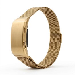 Умный браслет с IP68, EKG, HR, HRV, BP, SPO2, мониторингом сна и стресса TITMO Loop I-110 золотой 0INT