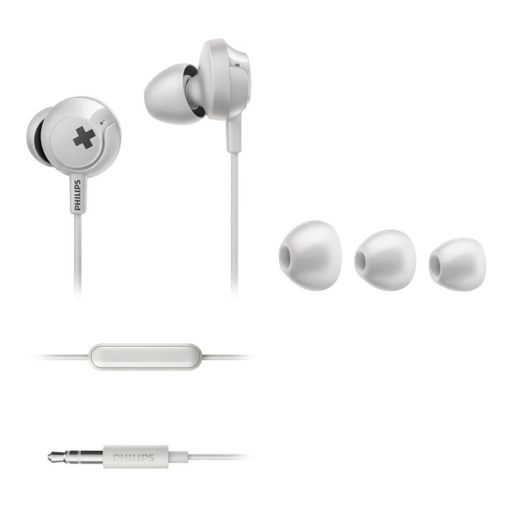 Проводные внутриканальные наушники jack 3,5mm PHILIPS SHE4305WT белые