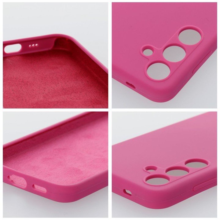 Чехол для Xiaomi Redmi Note 15 PRO 4G Silicone 2mm (camera protection) розовый