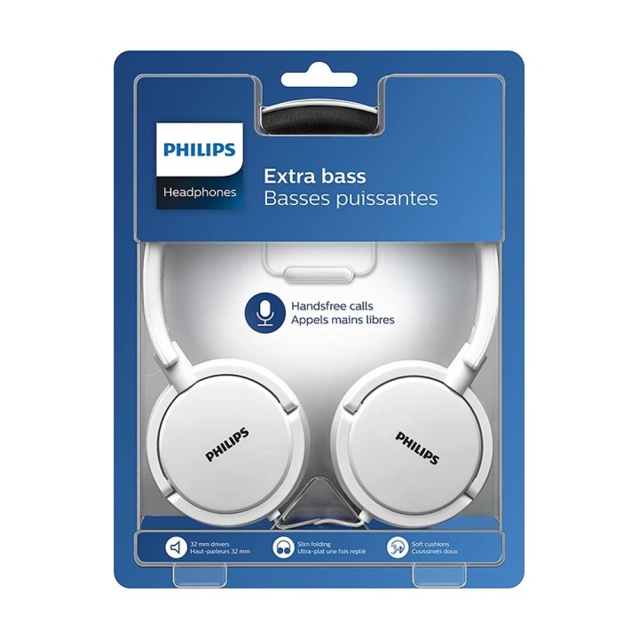 Проводные наушники с оголовьем jack 3,5mm PHILIPS SHL5030WT белые