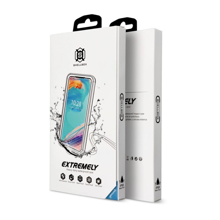 Etui na Samsung S26 ULTRA wodoodporne Shellbox Mars z metalowym ringiem czarne