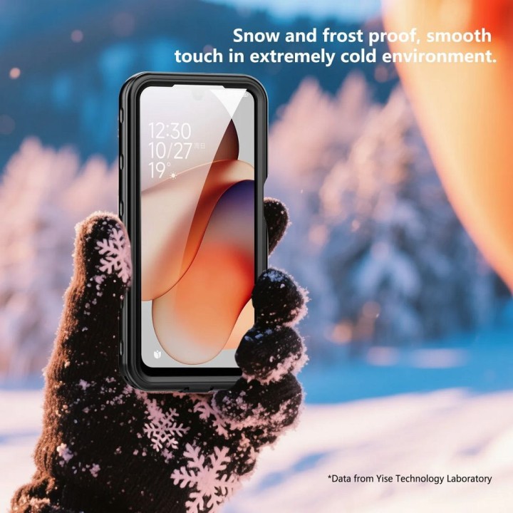 Case for Samsung A17 / A18 waterproof Shellbox A17 / A18 black