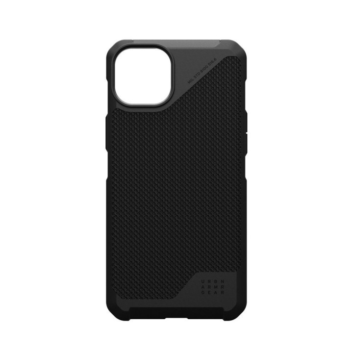 UAG Urban Armor Gear case METROPOLIS LT compatible with MagSafe for IPHONE 15 Plu kevlar black