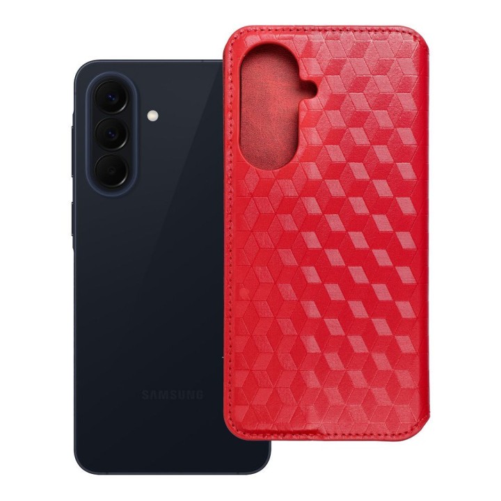 Flip case for Samsung A57 5G Cubic Book red