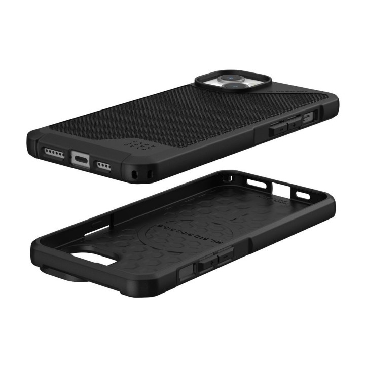 UAG Urban Armor Gear чохол METROPOLIS LT, сумісний із MagSafe, для IPHONE 15 Plu kevlar чорний