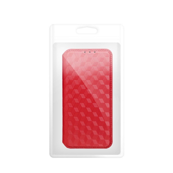 Чехол с клапаном для Xiaomi Redmi NOTE 15 PRO Plus 5G Cubic Book красный