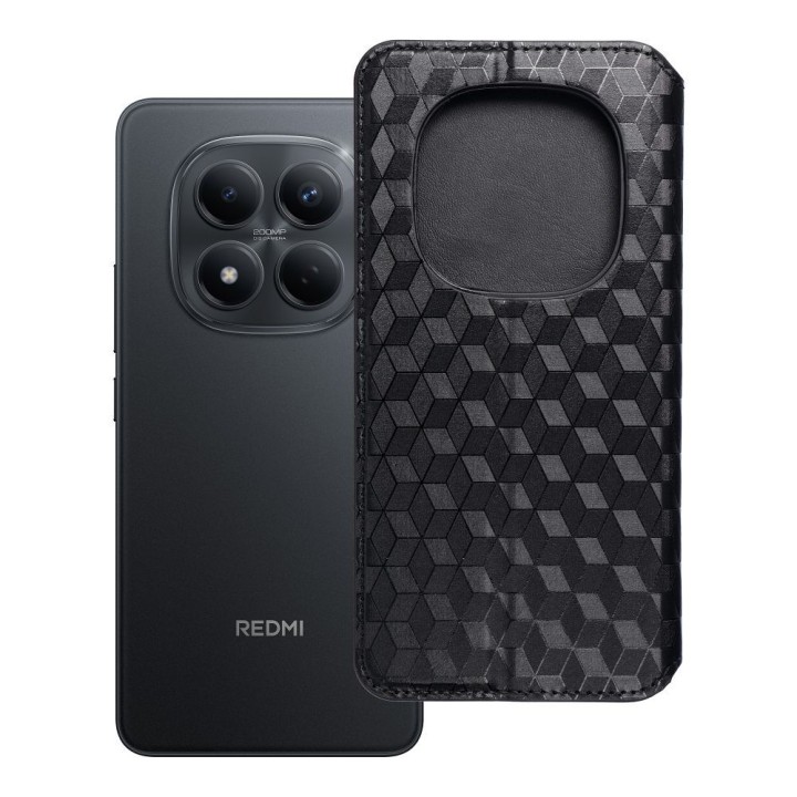 Etui z klapką na Xiaomi Redmi NOTE 15 PRO 4G Cubic Book czarne