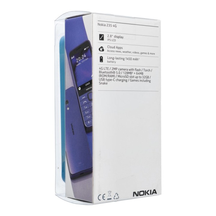 Telefon komórkowy NOKIA 235 Dual Sim 4G niebieski
