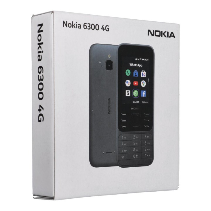 Мобільний телефон Nokia 6300 Dual Sim 4G чорний