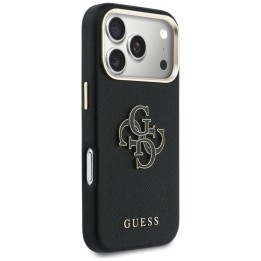 GUESS чехол для IPHONE 17 Pro Max GUHCP17X5PS4RGGK (PU FW Resin Logo) черный
