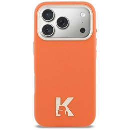 KARL LAGERFELD чохол для IPHONE 17 Pro сумісний з MagSafe KLHMP17L5PGFKHGO (PU FW W/ KHead Logo) помаранчевий